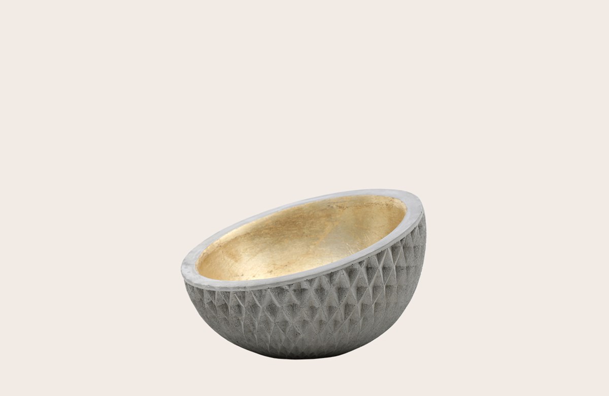 Crafted Concrete Bowl