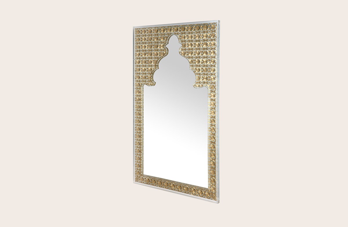Arabian Night Mirror Brass